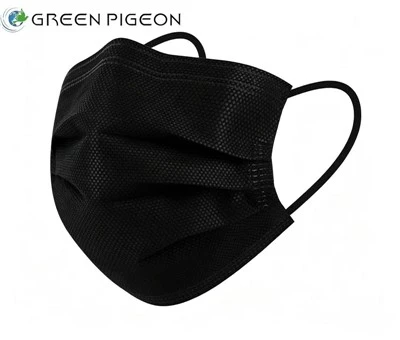 Crne maske za jednokratnu upotrebu za osjetljivu kožu